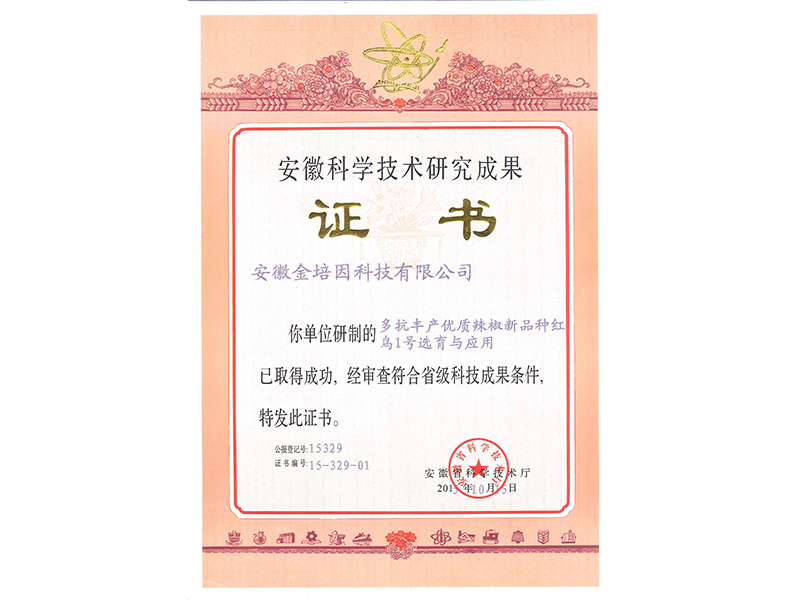 安徽科學技術(shù)研究成果